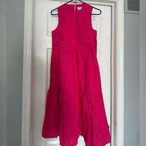 Jcrew Factory pink midi dress
